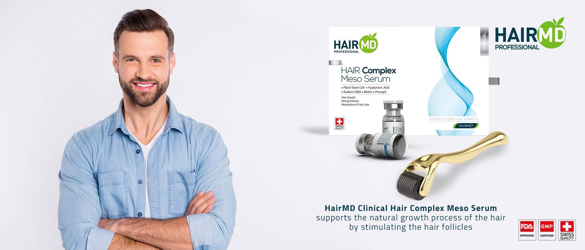 HairMD Clinical Repair Products After Hair Transplant